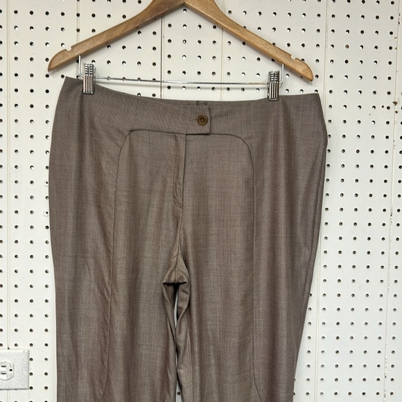 Escada Brown Straight Leg Pants - Picture 5 of 7